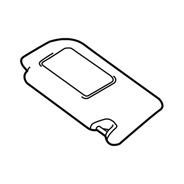 Nissan 96400-6CA3C Sun Visor Assembly-RH