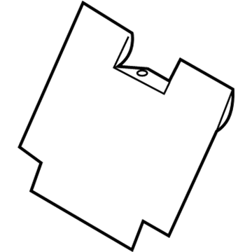 Nissan 89628-1LK5A Silencer-3rd Seat Back, RH