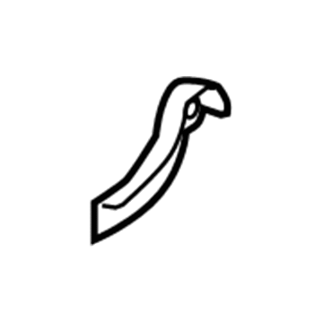 Nissan 89355-1LB0B Cover - Hinge, LH