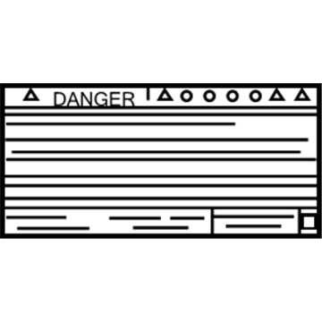 Toyota G9288-48020 Info Label
