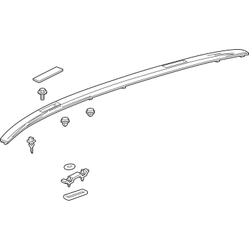 Toyota 62403-42020-C2 GARNISH Sub-Assembly, Ro