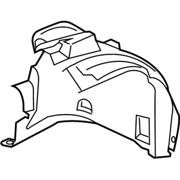 BMW 51-71-7-394-815 Cover, Wheel Arch, Rear Section, Front Left