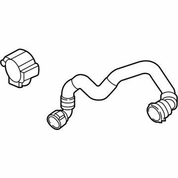 BMW 17-12-9-894-772 LINE FROM RADIATOR