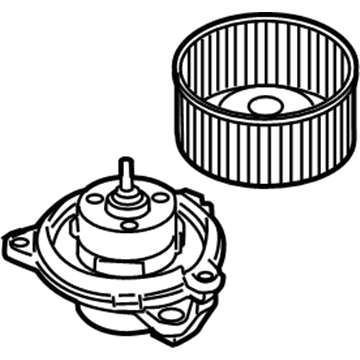 Mopar 5161007AB Motor-Blower With Wheel