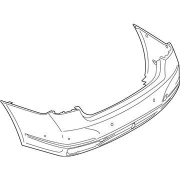 BMW 51-12-9-466-568 Bumper Trim Panel, Primed, R