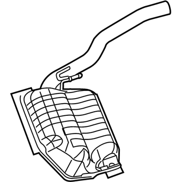 Mopar 53010369AA Exhaust Muffler And Resonator