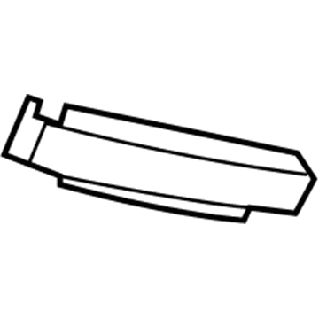 BMW 51-11-7-166-607 Left Fog Lamp Cover