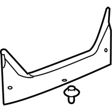 Lexus 58387-33070 Plate, Rear Floor Finish