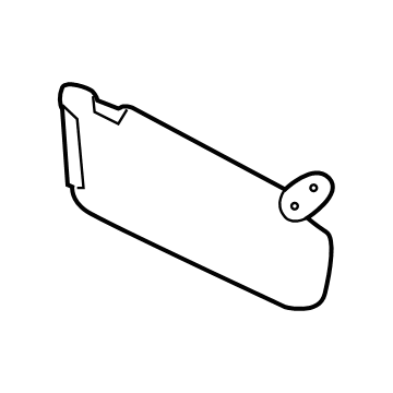 Kia 85210R5000GYT SUNVISOR Assembly, LH