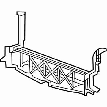 GM 60006613 BAFFLE ASM-RAD AIR LWR