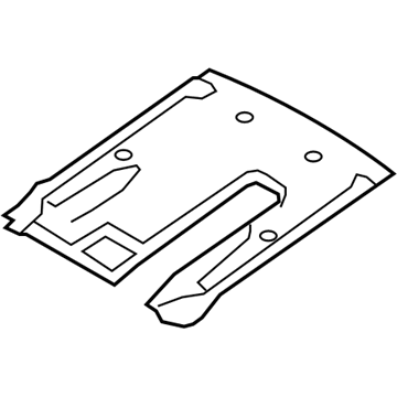 Nissan 748A0-KB51B DIFFUSER Assembly - Rear