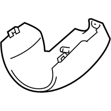 Lexus 45287-48010-C0 Cover, Steering Column