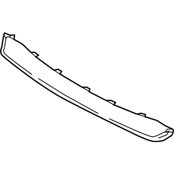 Lexus 53122-53100 Moulding, Radiator Grille