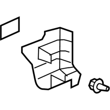 Honda 83111-TG7-A00ZA Lining Assy., R. Cowl Side *NH900L* (DEEP BLACK)