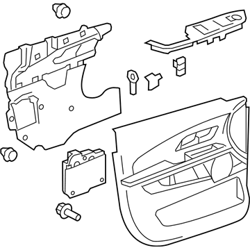 GM 22742947 Door Trim Panel