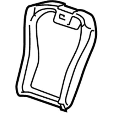 GM 20779385 Cover-Rear Seat Armrest *Jet Black