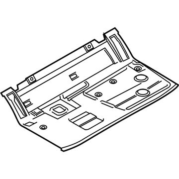 BMW 51-47-7-373-584 Trim Panel, Trunk Floor