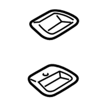 BMW 51-47-7-425-065 Handle, Floor Carpet-Luggage Comp