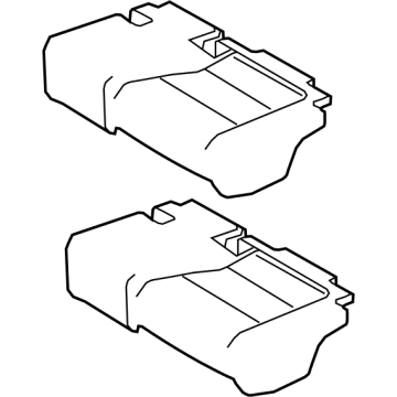 Infiniti 88350-5NB2A Cushion Assy-Rear Seat, LH