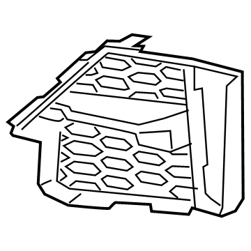 BMW 51-11-8-069-889 Grill, Side, Open, Left