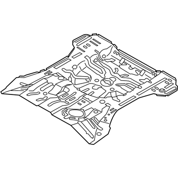 Kia 655113W000 Panel-Rear Floor