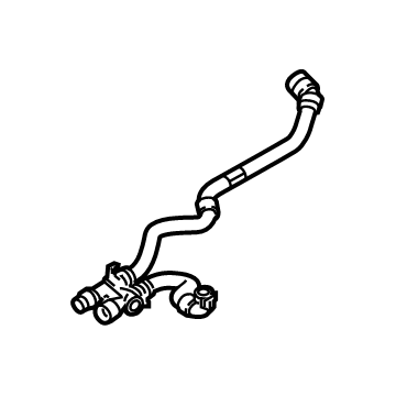 BMW 17-12-9-894-753 COOLANT RETURN LINE INTAKE S