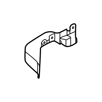 Nissan 82860-9BU1B SEAL REAR DOOR