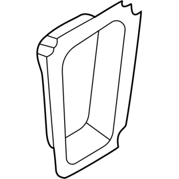 Nissan 82860-9BT0A SCREEN-SEALING, REAR DOOR