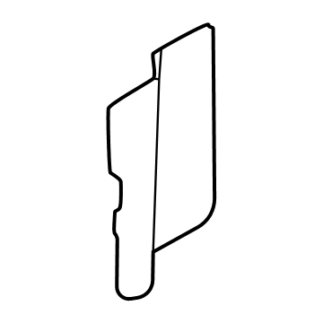 Nissan 82860-ZL00A Seal Rear Door