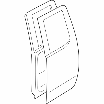 Nissan 82100-9BU1A DOOR ASSY-REAR, RH