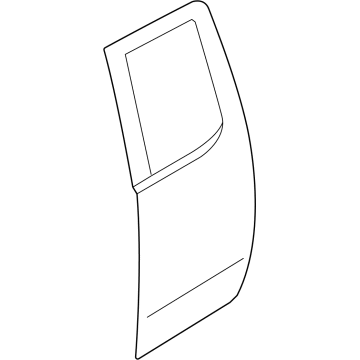 Nissan 82152-9BU1A PANEL-REAR DOOR, OUTER RH