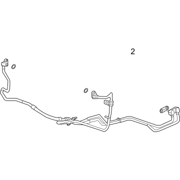 GM 85529071 PIPE ASM-TRANS FLUID CLR INL & OTLT