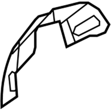 BMW 41-14-7-137-577 Support, Wheelhouse Left