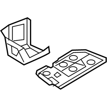 BMW 41-11-7-145-312 Trunk Floor Right