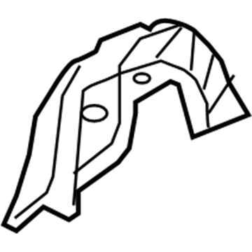 BMW 41-14-7-137-578 Support, Wheelhouse Right