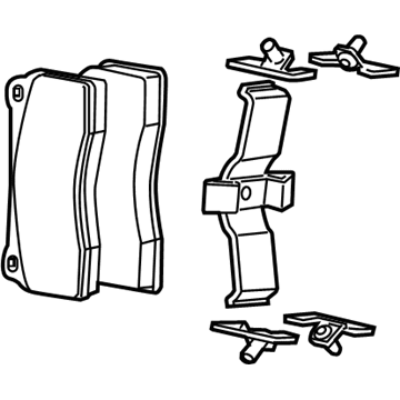 Mopar 5093291AB Disc Brake Pad Kit