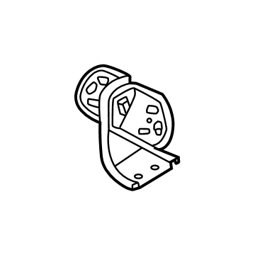 Nissan 88606-5EF0A Bracket Assy-Rear Seat Back, Center