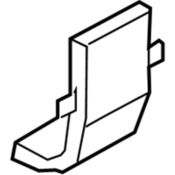 BMW 64-22-9-123-827 Air Duct, B-Pillar, Outer Left