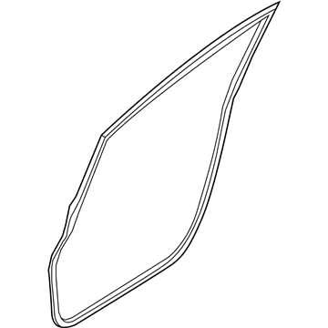 Nissan 80830-3NF0B Weatherstrip-Front Door, RH