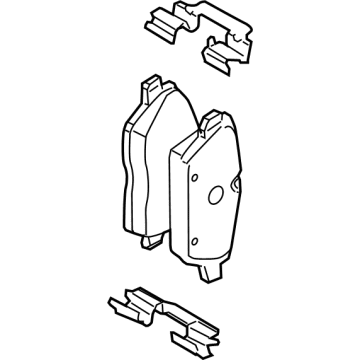 BMW 34-20-1-543-683 REPAIR KIT, BRAKE PADS ASBES
