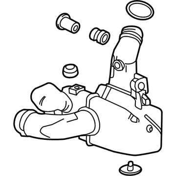 Acura 17230-R4H-A00 Chamber Assembly, Resonator