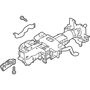 Infiniti 48810-4HB1A Column Assy-Steering, Upper