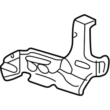 Honda 60461-S0X-A01ZZ Bulkhead, Left Front Side