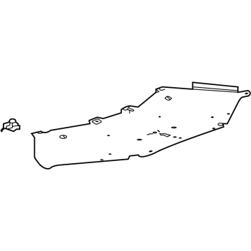 GM 23296628 Rear Deflector