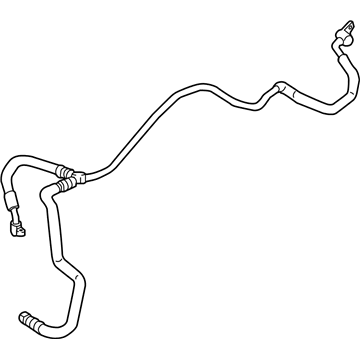 BMW 17-21-7-850-110 Transmission Oil Cooler Line, Flow