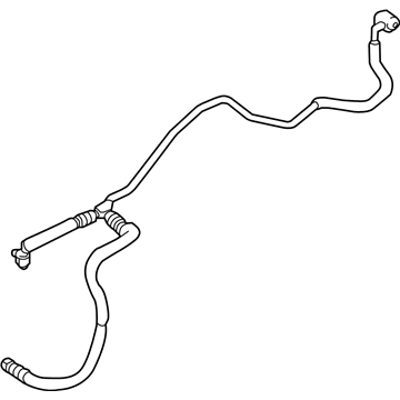 BMW 17-21-7-850-111 Transmission Oil Cooler Line, Return