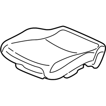 Honda 81131-S5P-A02ZA Cover, Right Front Seat Cushion Trim (Graphite Black)