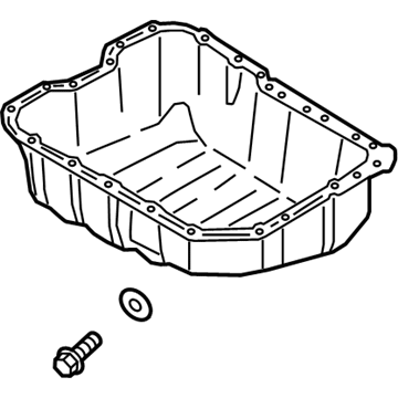 Hyundai 21510-2G500 Pan Assembly-Engine Oil