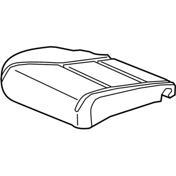 Honda 81537-TG7-A51 Pad, L. FR. Seat Cushion