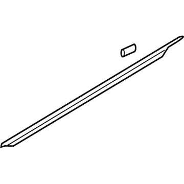 Hyundai 82210-2L000 Weatherstrip-Front Door Belt Outside, LH